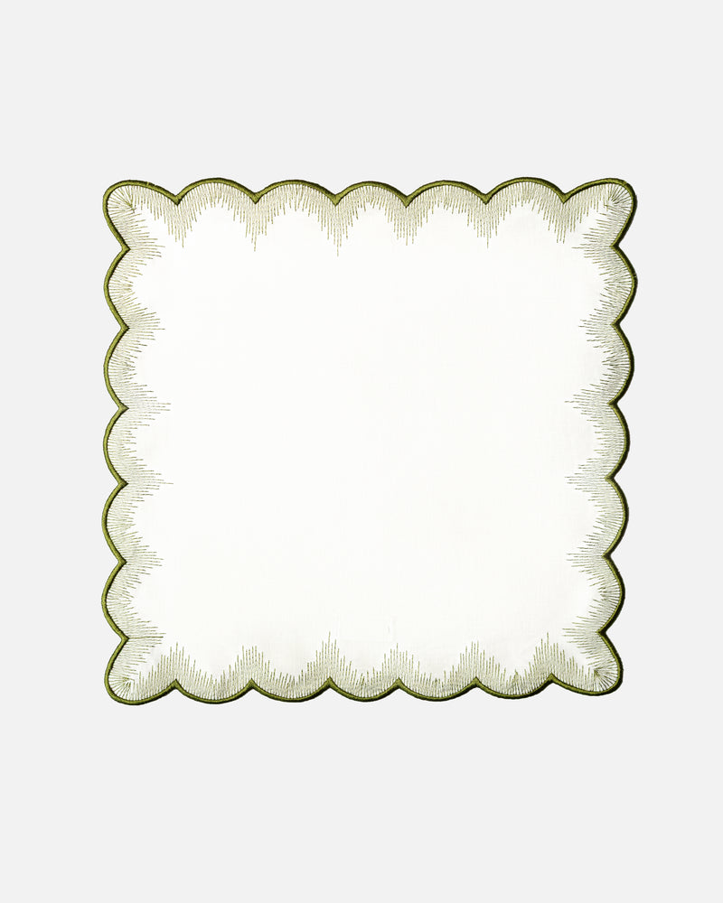 OLIVE MARQUISE | SCALLOPED NAPKIN (Set of 2)