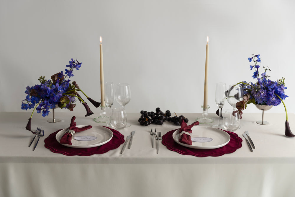 VINTAGE MERLOT | EMBROIDERED PLACEMAT (Set of 2)