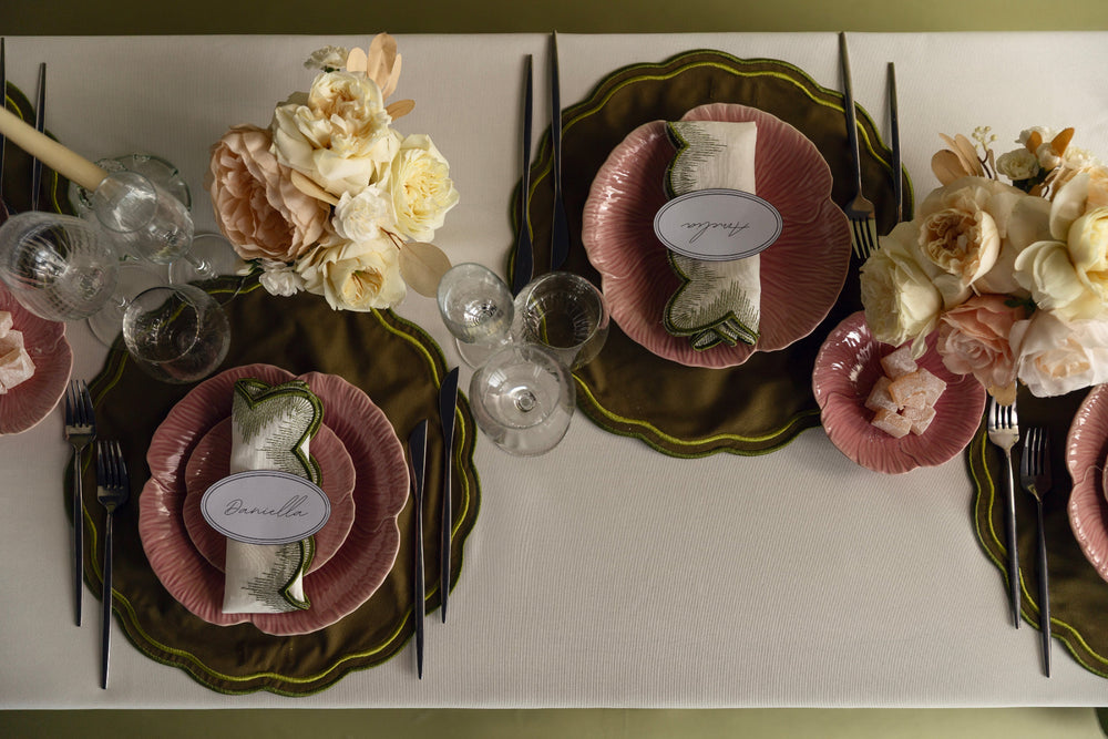 OLIVE MARQUISE | SCALLOPED NAPKIN (Set of 2)