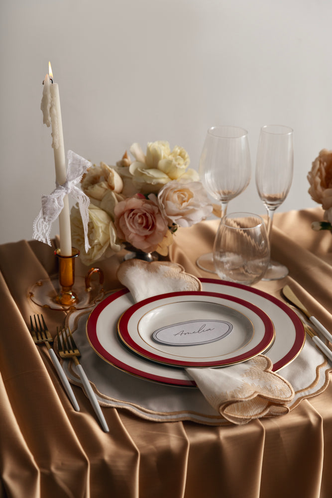 OPALINE MARQUISE | EMBROIDERED PLACEMAT (Set of 2)