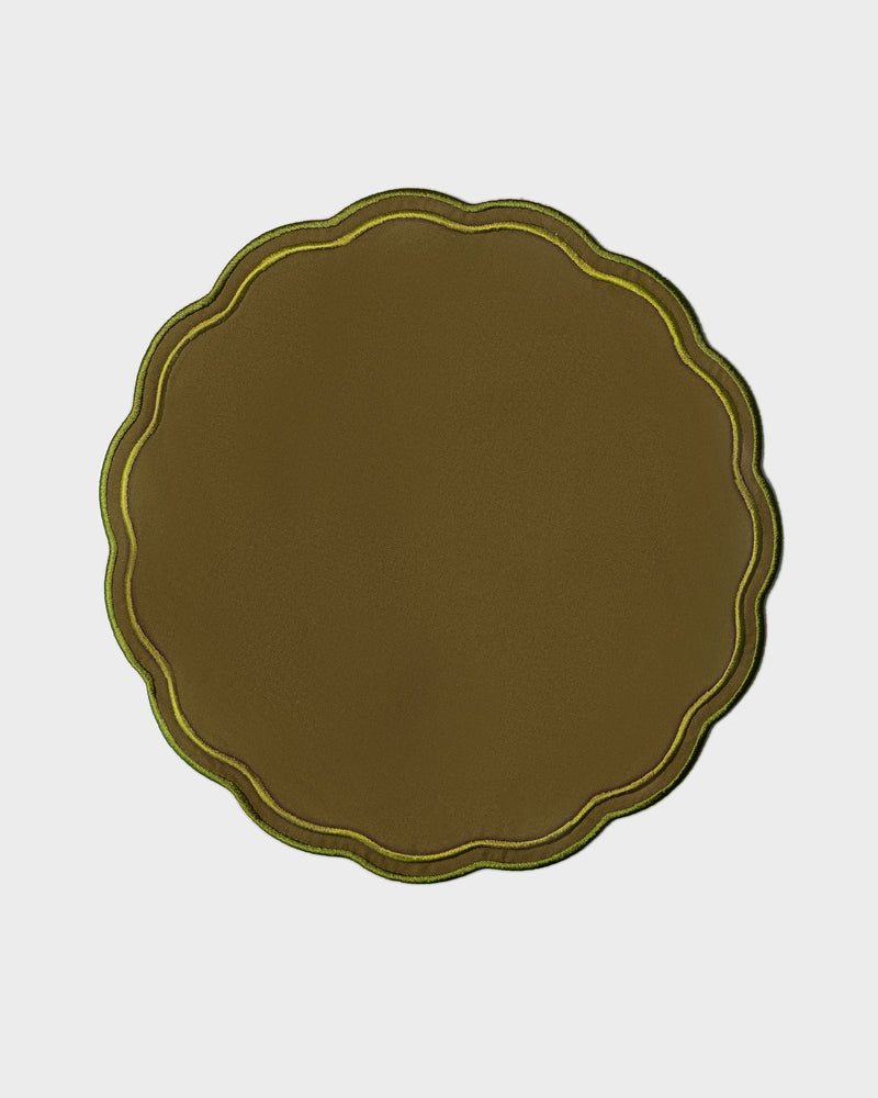 OLIVE MARQUISE | EMBROIDERED PLACEMAT (Set of 2)