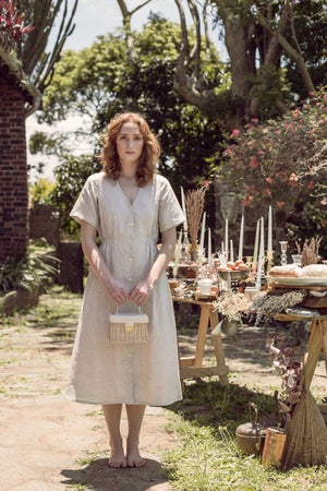 LILY | ECRU DRESS