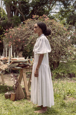 ROSA | STRIPED LINEN DRESS