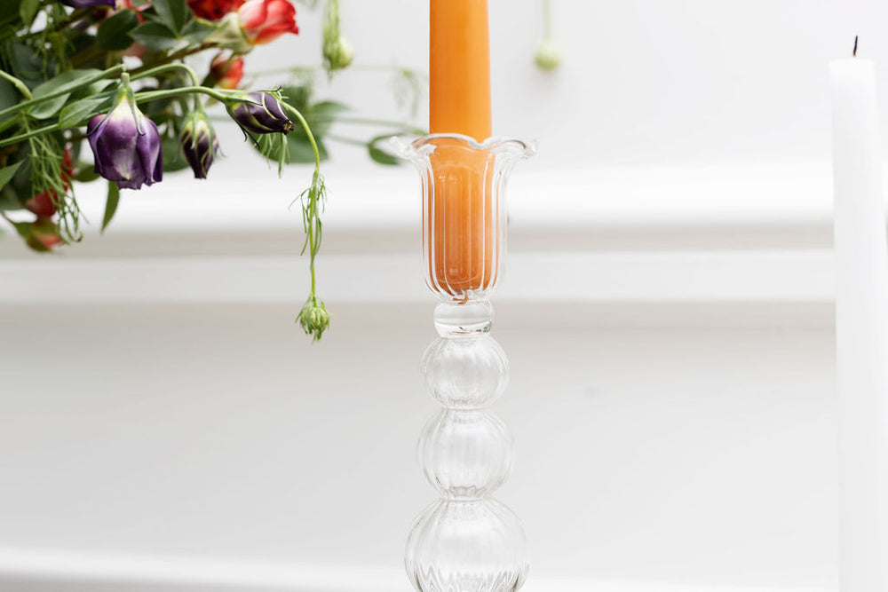 LUCENT | GLASS CANDLESTICK