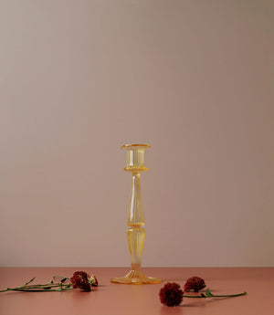 LEMON | GLASS CANDLESTICK
