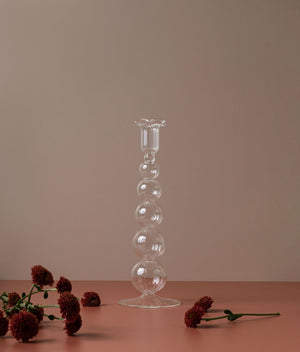 LUCENT | GLASS CANDLESTICK