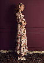 (PRE-ORDER) JODY | LINEN FLORAL TAILORED DRESS